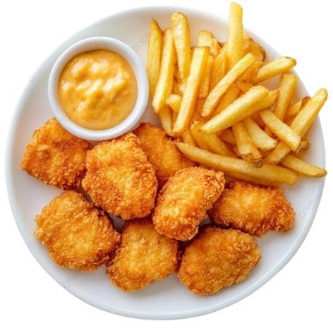 chicken nuggets with fries